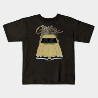 Oldsmobile Cutlass 1969 - gold Kids T-Shirt